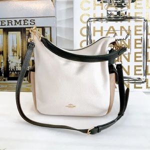 Sold out! Coach Pennie shoulder bag with strap, Chalk multicolor